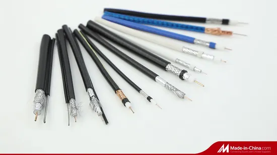 RG6 동축 이중 차폐 RF 동축 TV 통신 케이블 RG6u 케이블