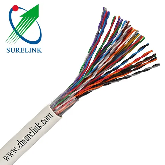 야외용 공중 구리 꼬임 다중 쌍 통신 케이블 전화 케이블