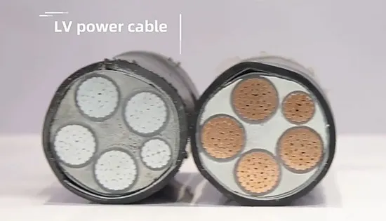 저전압 3상 4선 Yjv 구리 도체 Yjlv 알루미늄 코어 XLPE PVC 절연 Ug 장갑 지하 전력 케이블 25 35 50 70 95mm AC 공급